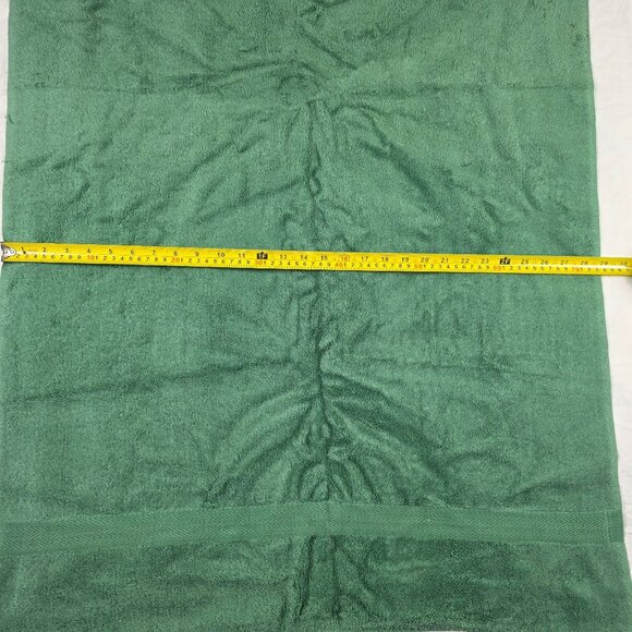 Vintage Grand Patrician Bath Towel Green Egyptian Cotton Made In USA Summer Out - Picture 7 of 8